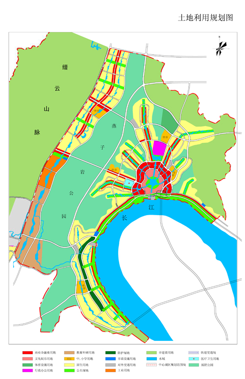 江津滨江新城地图图片